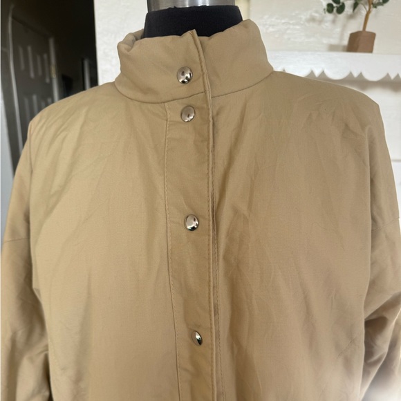 Beige Button-Up Jacket - Picture 2 of 3